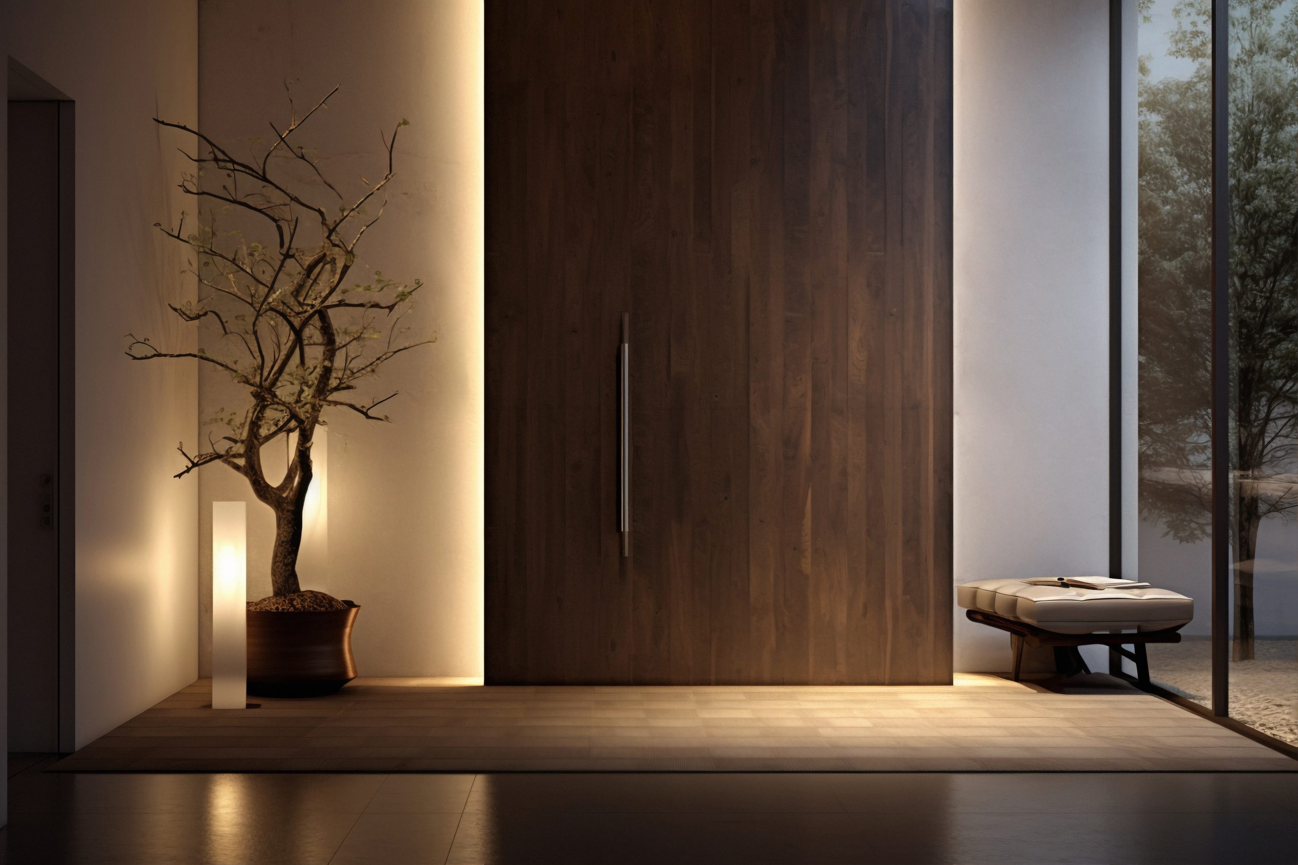 Скрытые двери в интерьере: популярные дизайнерские решения